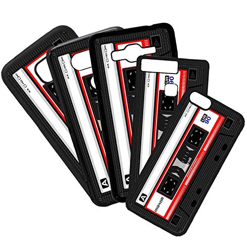 QFUNDAS Fundas De Moviles Carcasas De Moviles Funda Carcasa Modelo Cinta De Cassette Retro Compatible con Samsung Galaxy A50