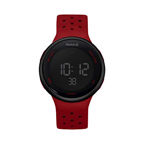 Reebok Reloj Hombre de Digital con Correa en Silicona RD-ELE-G9-PBIR-BR