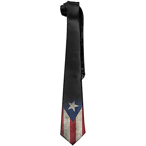 Regalo de los hombres de la bandera de Puerto Rico Corbatas delgadas Corbatas delgadas del regalo