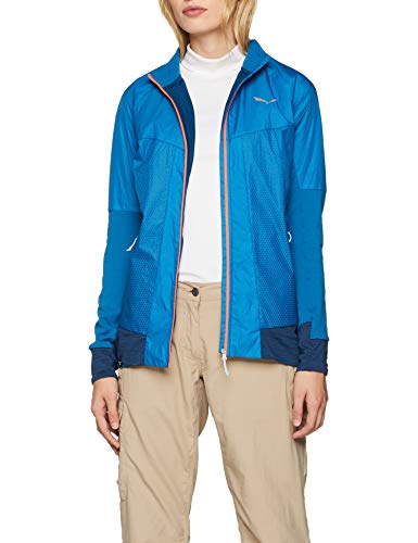 SALEWA Pedroc Hybrid PTC Alpha W Jkt Chaqueta, Mujer, Blue Sapphire/6080, 44/38