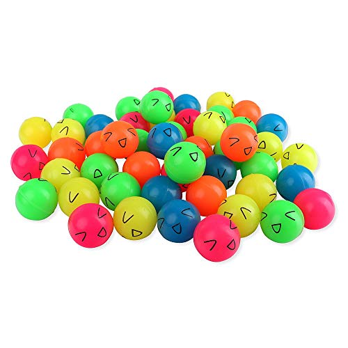 Schramm® 50 Piezas de Flummery Smiley 27mm Flummery Bouncy Ball Bouncy Ball Bouncy Ball