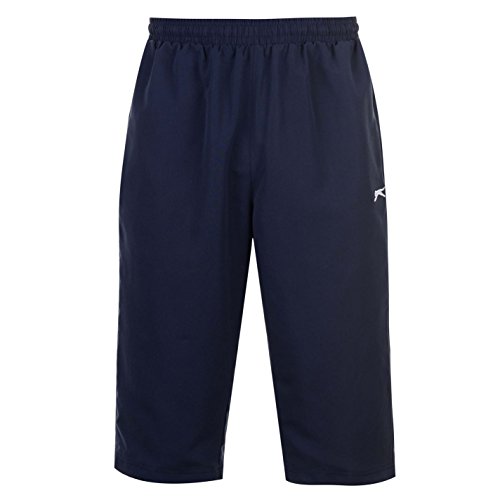 Slazenger Hombre Pantalones De Chándal 3/4 Azul Marino S