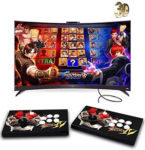 SOAR Arcade Game Console,Consola Arcade Consola de Juegos, 2 Jugadores Multijugador Home Arcade Console 3333 Juegos Todos en 1 Double Stick Newest Botones de diseño Power HDMI VGA