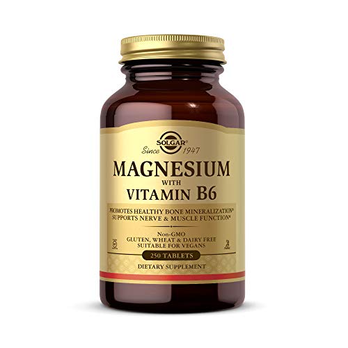 Solgar Magnesio con Vitamina B6-250 Tabletas