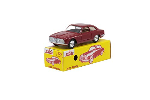 Solido S1001251 Alfa Romeo 2600 1963-1980 Serie 100-Maqueta de Coche a Escala 1:43, en Caja de cartón con Tapa Deslizante, Color Rojo (421436630)