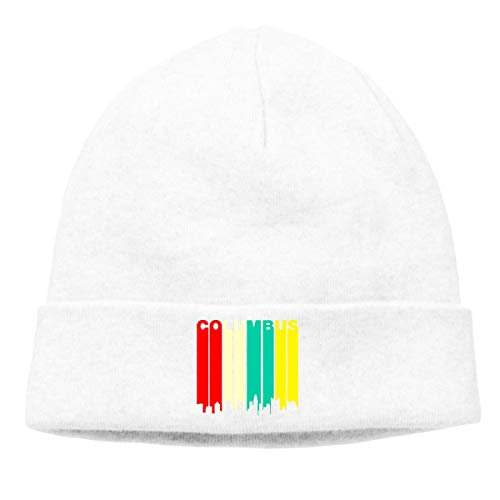 Sombrero De Vendedor De Periódicos Al Aire Libre Estilo Retro De Los Años 1970 Columbus para Hombres Y Mujeres Beanie Gorro De Invierno,Slouch Beanie Sombreros,Hombre Gorros De Punto