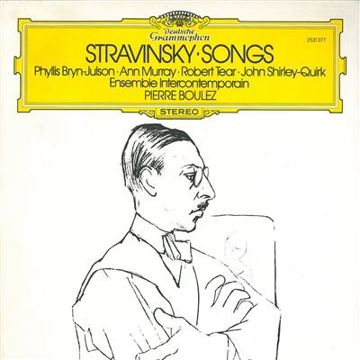 Songs (printed in Germany) Pastorale (1907) soprano piano - chamber ensemble Deux poèmes de Paul Verlaine Deux poésies de Konstantin Balmont (1911 arr.1945) Trois poésies de la lyrique japonaise (1912 13) Trois petites chansons Pribaoutki (1914) Berceuses