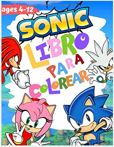 sonic libro para colorear: con imágenes de alta calidad ( unofficial )