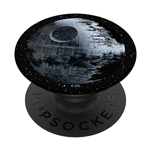 Star Wars Death Star Alone In A Crowd of Galaxies PopSockets Agarre y Soporte para Teléfonos y Tabletas