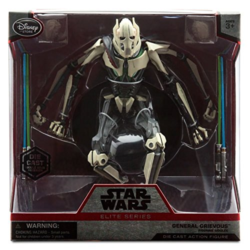 Star Wars Exclusive 6.5'' Elite Series Die-Cast Figure General Grievous by Disney