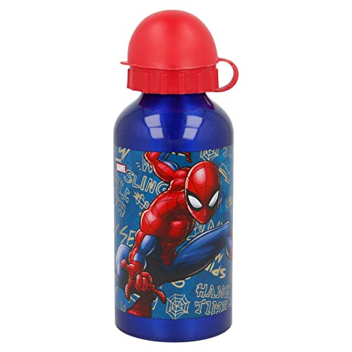 Stor Botella Aluminio 400 ML | Spiderman Graffiti