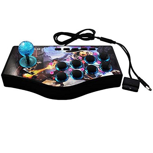 SUNCHI 3 in 1 Arcade Fighting Stick Fighting Joystick Gamepads Game Controller for PC / PS3 / Android Smartphone TV