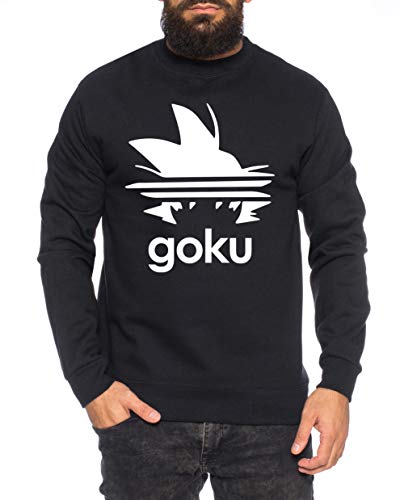 Tee Kiki Adi Goku Sudadera para Hombres Goku Dragon Master Son Ball Vegeta Turtle Roshi Db, Farbe2:Negro, Größe2:XXX-Large