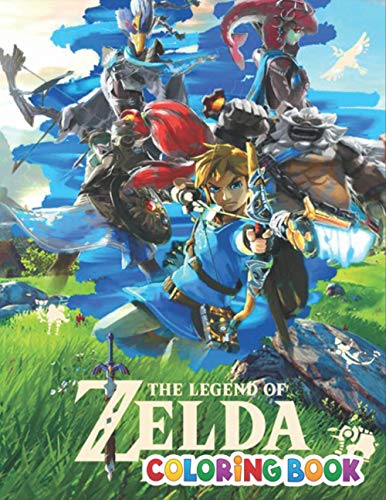 The Legend Of Zelda Coloring Book: Impressive The Legend Of Zelda Colouring Books For Adults And Kids, +50 The Legend Of Zelda colouring pages 2021 ... - Characters , Weapons & Other | High Quality