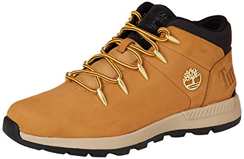 Timberland Sprint Trekker Mid, Botas Chukka Hombre, Amarillo Wheat Nubuck, 43 EU