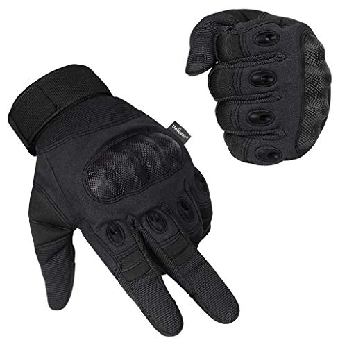 Unigear Guantes para Moto Pantalla Táctil Guantes Tácticos Militares Dedo Completo Antideslizante CE Verificada Universal para Motocicleta Bicicleta Bici Ciclismo Deportivos MTB ATV