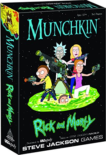 USAopoly- Munchkin: Rick y Morty, colores variados, talla única (MU085-434) , color/modelo surtido