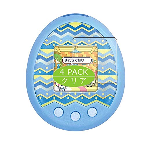 VacFun 4 Piezas HD Claro Protector de Pantalla para BANDAI Tamagotchi m X (Tamagotchi Mikusu) Series, Screen Protector Sin Burbujas Película Protectora (Not Cristal Templado)