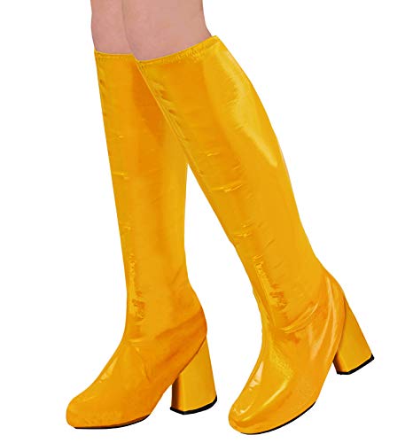 WIDMANN 65784 Botas überzieher para adultos, mujer, ocre amarillo