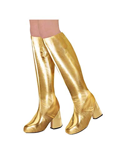 WIDMANN 65789 Botas überzieher para Adultos, Oro