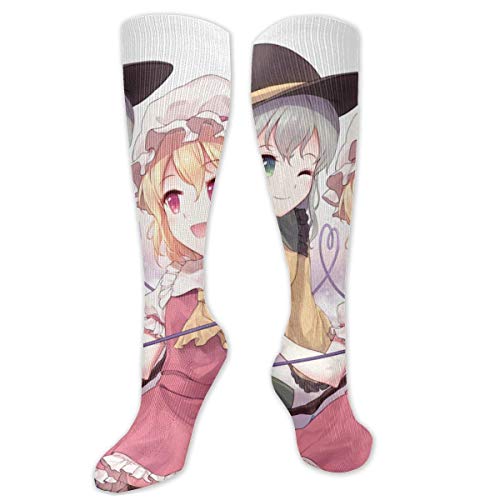 winterwang Touhou Project Calcetines largos Unisex Calcetines de tubo para adultos Medias de fútbol hasta la rodilla