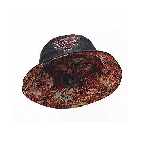 Yunbai Sombrero Pescador Sombrero Informal Sombrero al Aire Libre se Divierte el Casquillo Gorra for el Sol Sombrero for el Sol Cuenca del Sombrero de Las Mujeres, de Doble Cara del Uso de protección