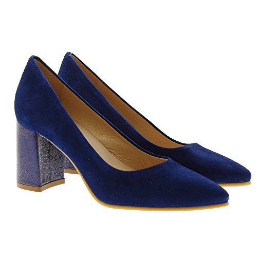 Zapatos Mujer Salones Peep_Toes Hobby Sport 552 Azul 39