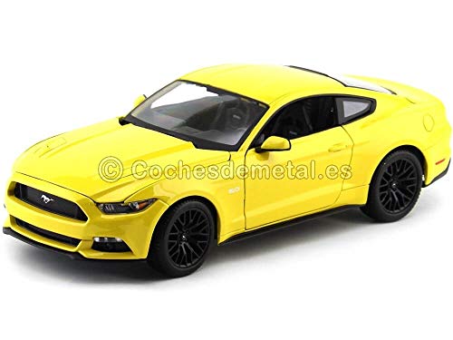 2015 Ford Mustang GT 5.0 Yellow 1/18 by Maisto 31197
