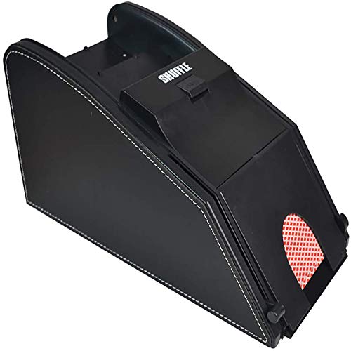 Barajador de cartas automático, barajador de cartas profesional electrónico 2 en 1, silencioso, ideal para el hogar - Uso de torneos para póker clásico - Juegos de cartas coleccionables, Blackjack