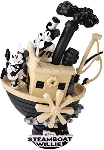 Beast Kingdom - Disney Mickey Diorama Steamboat Willie, multicolor (Beast Kingdom DS-017)