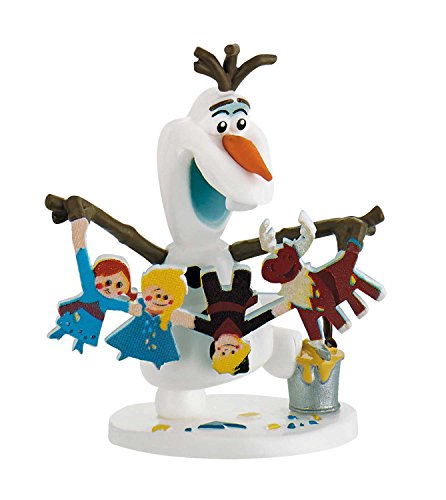 Bullyland Disney Olafs 12943 - Figura de Olaf con Guirnalda