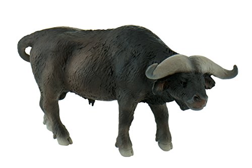 Bullyland Figura de búfalo Africano del Mundo Animal, 6309 cm