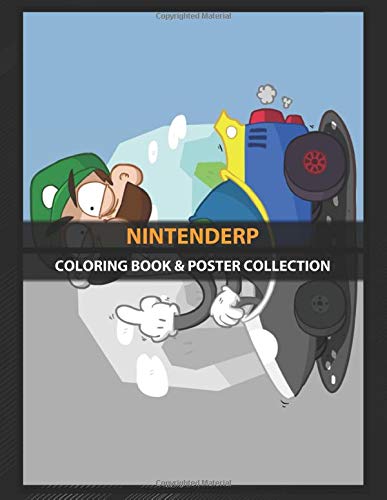 Coloring Book & Poster Collection: Nintenderp Green Man Death Stare Gaming