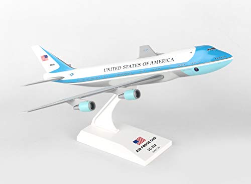 Daron SKR041 Air Force One Boeing 747-200 1/250 Skymarks Modelo de avión, Blanco y Azul