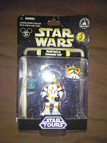 Disney Star Wars Series 5 Donald Duck as Commander Cody Figurine NEW SEALED by Toy