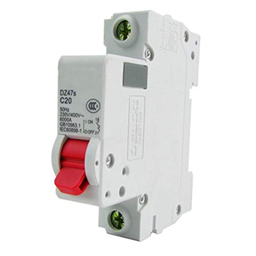 Disyuntor Interruptor De Aire En Miniatura Dz47S-63 1 Curvas De Polo"C" 1A-63A   1A 2A 3A 5A 6A 10A 16A 20A 25A 32A 40A Disyuntor