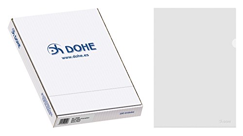 Dohe 90590 - Caja Dossier uñero Folio Cristal (100 Uds.)