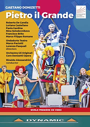 Donizetti, G.: Pietro il grande, czar delle Russie [Opera] (Fondazione Teatro Donizetti, 2019) [DVD]