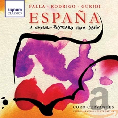 Espana : une Carte Postale en Forme de Chorale de l'Espagne