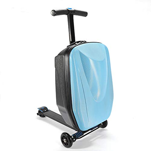 Estuche de Viaje de 20 Pulgadas Scooter Scooter Trolley Equipaje de Mano Maleta con Ruedas Scooter Maleta Estuche de Viaje Maleta rígida Maleta Rodillo Equipaje