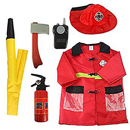 EZSTAX Disfraz de Bomberos para Niños de Halloween