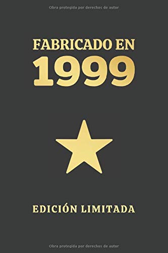 FABRICADO EN 1999 EDICIÓN LIMITADA: CUADERNO DE CUMPLEAÑOS. CUADERNO DE NOTAS O APUNTES, DIARIO O AGENDA. REGALO ORIGINAL Y CREATIVO.