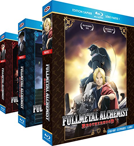 Fullmetal Alchemist: Brotherhood - Intégrale + OAVs - Edition Saphir - [9 Blu-ray] + Livrets [Francia] [Blu-ray]