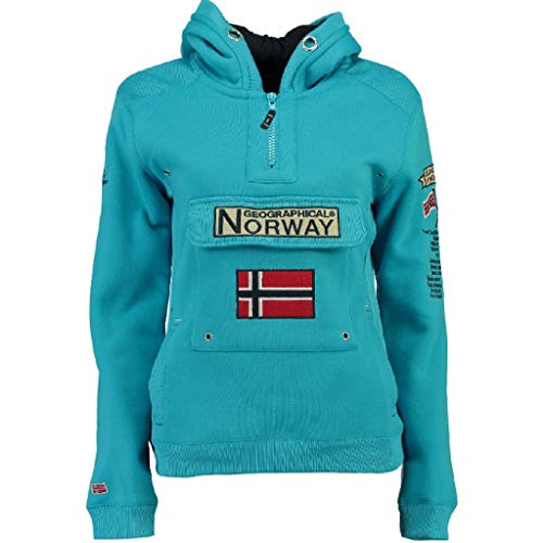 Geographical Norway Sudadera DE Mujer GYMCLASS Azul Cielo S