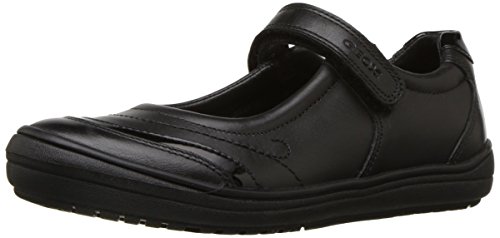 Geox J HADRIEL Girl C, Bailarinas con Correa de Tobillo Niñas, Negro (Black C9999), 35 EU