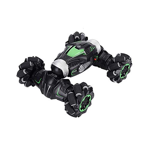 Hging RC Stunt Car, 4WD 2.4GHz Vehículos de Giro de Giro de 2.4GHz Coche de Control Remoto de Double Sideled Off Road con, Luces Música, Niños Toy Toy Gift Cars para Boys & Girls Cumpleaños