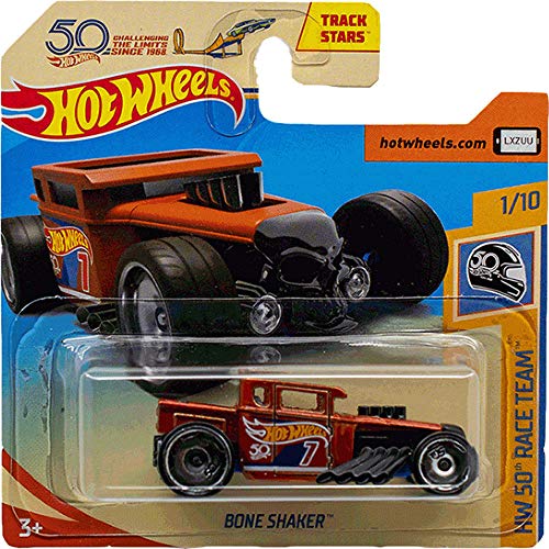 Hot Wheels 2018 Bone Shaker Rust Orange 1/10 HW 50th Race Team 334/365 (Short Card) (As Seen on Rocket League)