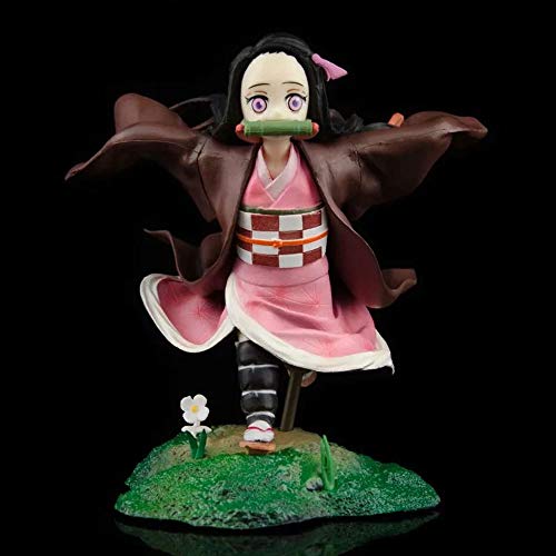 HYKCSS El Modelo Decorativo de muñeca de Escultura Kamado Nezuko Mide 13 cm de Altura