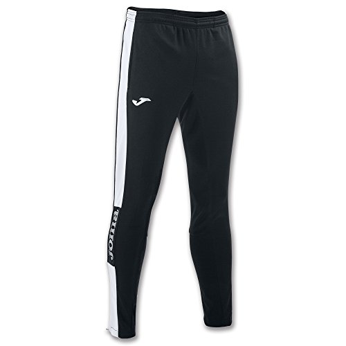 Joma Pantalon Championship IV Largo, Hombres, Negro (Black/White), 2XL