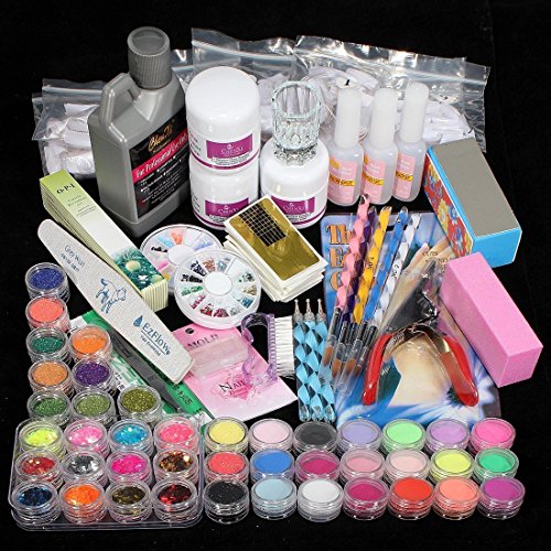 Juego completo de pinceles de gel acrílicos para u?as, kit de manicura